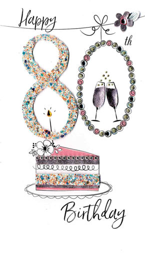 Picture of HAPPY 80TH BIRTHDAY CARD